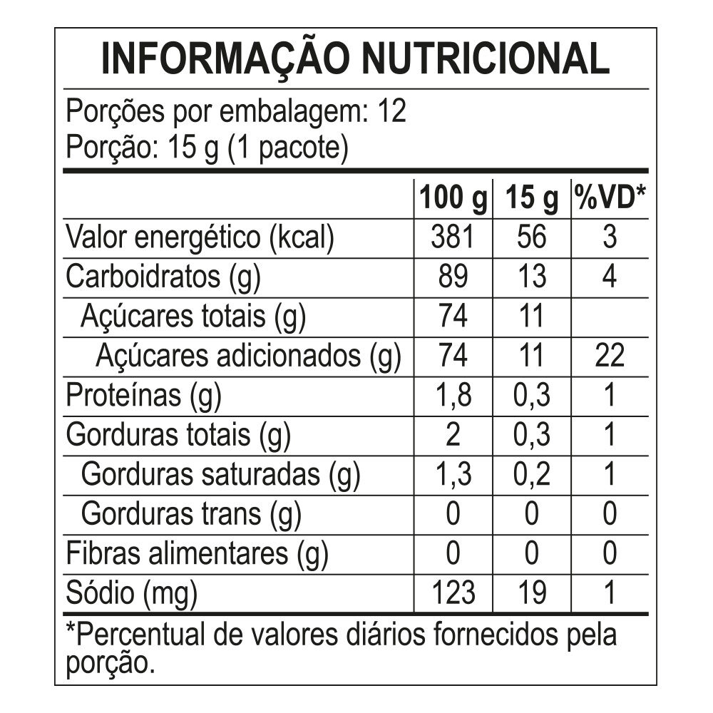 Tubes Boo Uva e Tangerina  12 pacotes de 15g cada - Fini